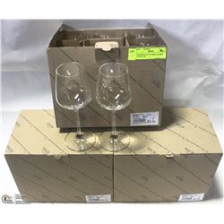 NEW RONA 8.75 OZ WINE GLASSES (LOT OF 18 )