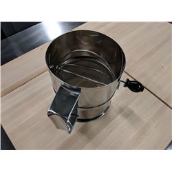 8 CUP STAINLESS STEEL ROTARY SIFTER