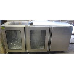 3-DOOR FOSTER COMMERCIAL UNDERCOUNTER COOLER