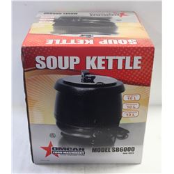OMCAN SOUP KETTLE WITH LID 10 LITERS