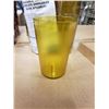 Image 1 : 10OZ AMBER PLASTIC TUMBLERS - LOT OF 36