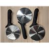 Image 1 : 5” R-STYLE PIZZA CUTTERS W/BLACK HANDLE - LOT OF 3