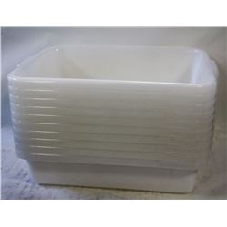 TOTE BOX - LOT OF 10 - NATURAL COLOUR