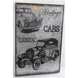 NEW METAL VINTAGE CLASSICAL CARS WALL DECOR