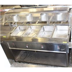 4 WELL STEAM QUEST WITH SNEEZE GUARD