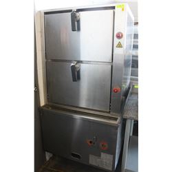 COMMERCIAL UPRIGHT FLAME-MATE DUAL-OVEN
