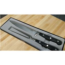 HIGH QUALITY 8" CARVING KNIFE WITH 6" FORK SET