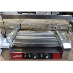 OMCAN 9 ROLLER HOTDOG ROLLER & SNEEZE GUARD