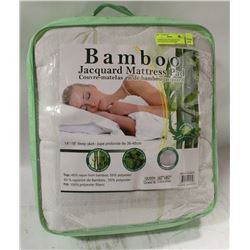 BAMBOO QUILTED QUEEN SIZE MATTRESS PAD WITH DEEP