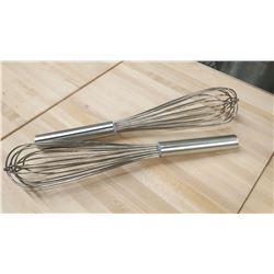 14" STAINLESS WHIPS - LOT OF 2