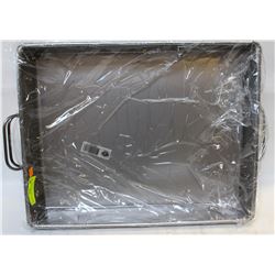 STRAPPED STEEL ROAST PAN - LOT OF 2