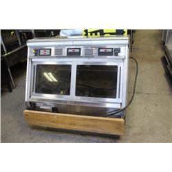 HENNEY PENNY HOT FOOD DISPLAY CURVED GLASS