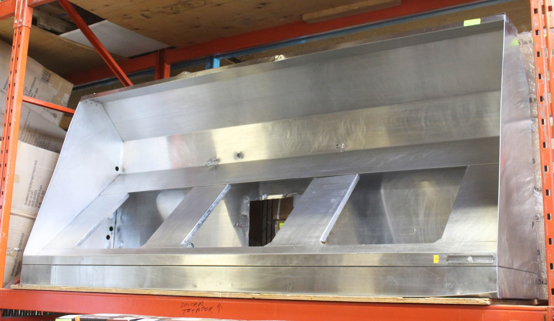 COMMERCIAL STAINLESS STEEL HOOD VENT
