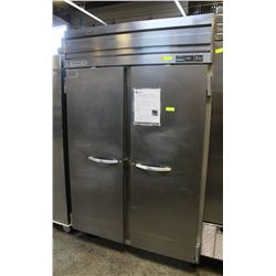 2-DOOR BEVERAGE-AIR S/S COMMERCIAL UPRIGHT FREEZER