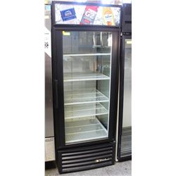 SINGLE GLASS DOOR COOLER WITH SIDE GLASS WINDOWS