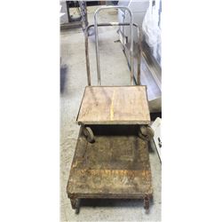 2 COMMERCIAL HEAVY DUTY DOLLIES.