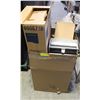 Image 1 : BOX OF ASSORTED PAPER TOWEL & SOAP DISPENSER