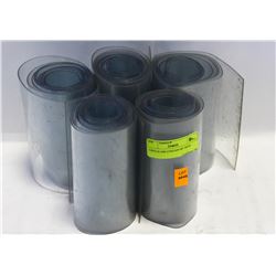 5 ROLLS AIR CURTAIN 80" HIGH.