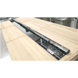44" STAINLESS STEEL ORDER RAIL