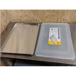 FULL SIZE ALUMINUM BUN PAN & COVER