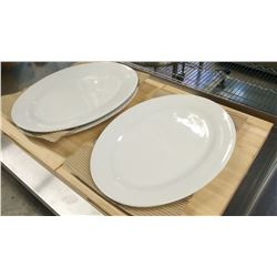 18" OVAL PLATTERS - LOT OF 3