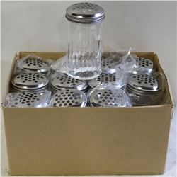 CHEESE OR PEPPER SHAKERS LOT OF 12 NEW