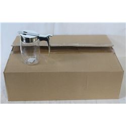 CHROME SUGAR/SYRUP DISPENSER - LOT OF 12 NEW
