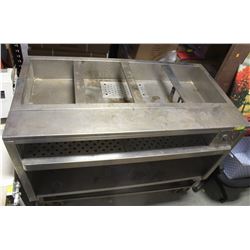 COMMERCIAL 4-WELL STEAM TABLE