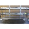 Image 1 : 3 TIER STAINLESS STEEL OVERSHELF