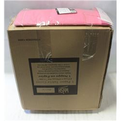 CASE OF 30 HOT PINK 54"X106" PLASTIC LINED 2-PLY