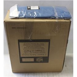 CASE OF 30 BLUE 54"X106" PLASTIC LINED 2-PLY