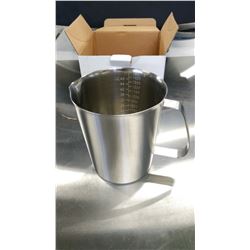 1000ML HEAVY DUTY STAINLESS MEASURES - LOT OF 2