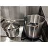Image 1 : 20QT HD STAINLESS STOCK POT WITH STEAMER BASKET