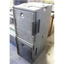 GROUP OF 2 CAMBRO FOOD TRANSPORT HOLDERS