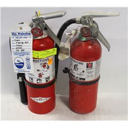 2 ABC 5LBS FIRE EXTINGUISHERS