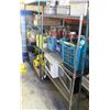 Image 1 : 2 ASSORTED CHROME-WIRE STORAGE RACKS-AS IS
