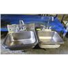 Image 1 : 2 COMMERCIAL S/S PERSONAL RINSING SINKS