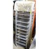 Image 1 : TRAY RACK ON WHEELS WITH 12 - 18"X26" BAKING