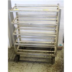 5-TIER BUSSING SERVICE CART W/ CASTORS