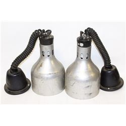 LOT OF 2 HEAT LAMPS