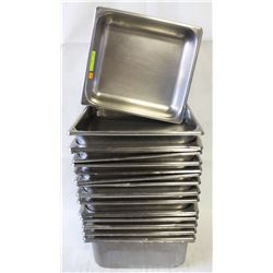 19 STAINLESS STEEL 2/3-SIZE INSERTS