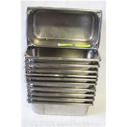 11 STAINLESS STEEL 1/3-SIZE INSERTS-3"