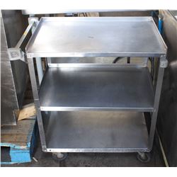 3-TIER STAINLESS STEEL COMMERCIAL SERVICE CART