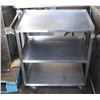Image 1 : 3-TIER STAINLESS STEEL COMMERCIAL SERVICE CART