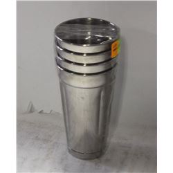 LOT OF 4 NEW S/S/ FOUNTAIN CUPS