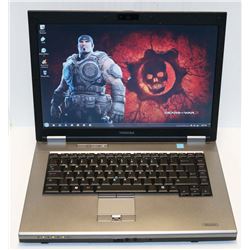 TOSHIBA TECRA WIN 7 PRO LAPTOP WITH AC ADAPTOR