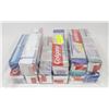 Image 1 : BAG OF ASSORTED TOOTHPASTE.