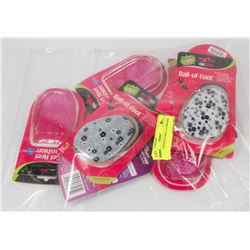 BAG OF ASSORTED HEEL CUSHIONS