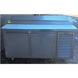 KAIRAK 2-DOOR COMMERCIAL S/S PIZZA PREP STATION