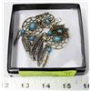 VINTAGE TURQUOISE DREAMCATCHER EARRINGS